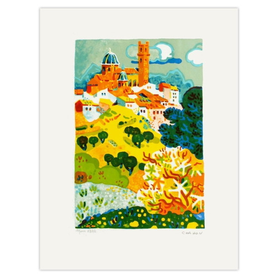 Guy Charon Signed Lithograph Altea 1965 – Lithographs & prints, Paper (photo 4 of 5)