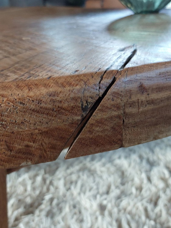 Table basse Brutaliste exclusive - Bois massif robuste (97 cm) – Tables basses, Wood (photo 9 of 10)