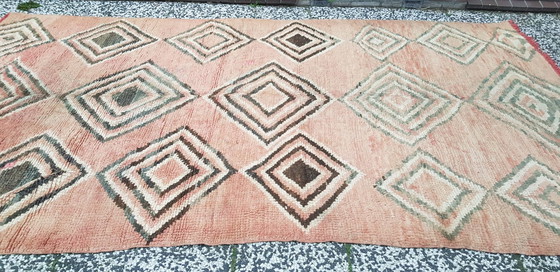 Image 1 of Handgeknoopt Berber kleed wol 348x185cm