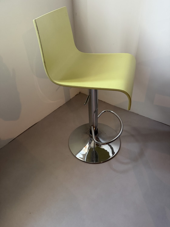 1 Barkruk In Hoogte Verstelbaar – Barkrukken, Metal, Wood (photo 3 of 6)
