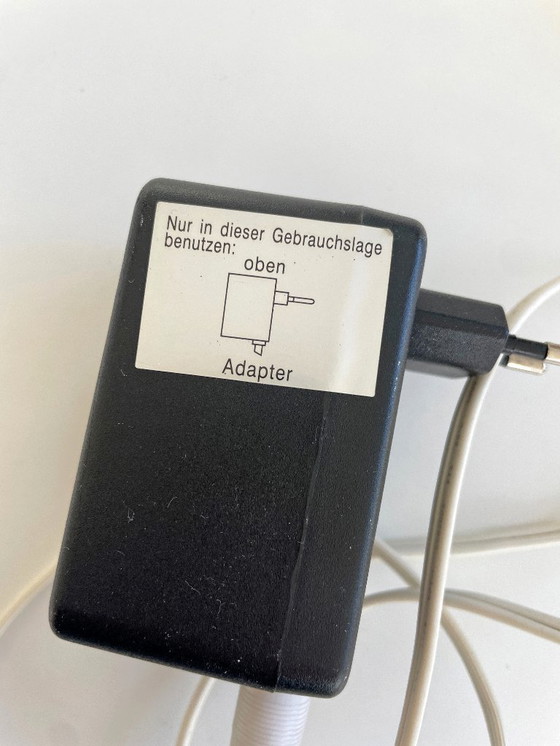 Image 1 of 2x vintage design LAMPS Belid blue PostModern 80s 90s retro