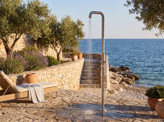 Pacific Showers « The One » Design Buitendouche – Décoration extérieure, rvs (photo 3 of 5)