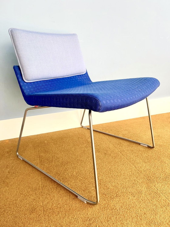 Image 1 of 2 poltrone relax Gispen Triennial in 2 tonalità (blu/grigio-blu)