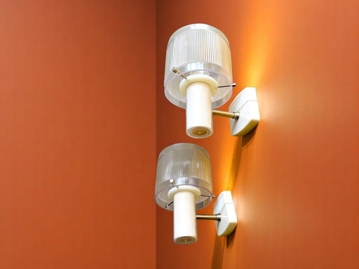 Portugese wandlampen in Mid Century Moderne Stijl, Set van 2