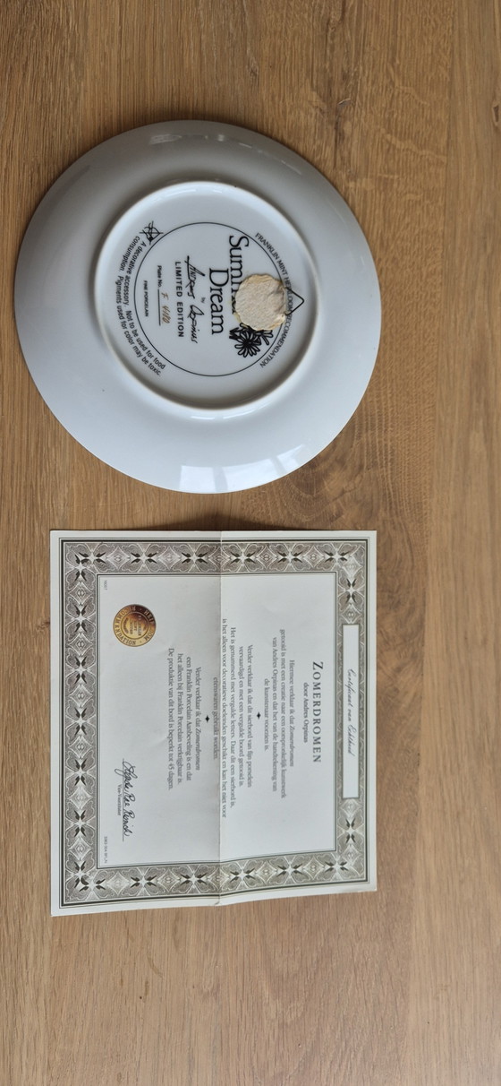 5x Piatti Decorativi Franklin Mint, Edizione Limitata – Decorazione, Gold, Porcelain (photo 2 of 10)