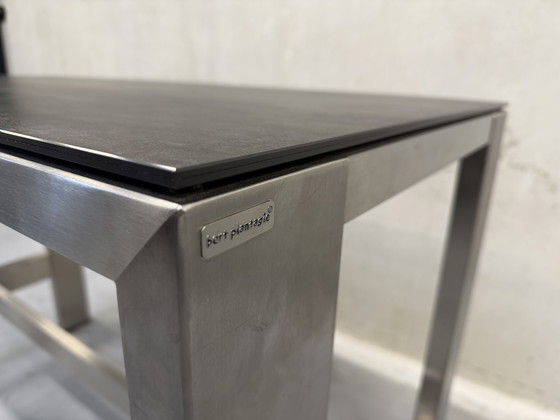 Image 1 of Bert Plantagie Edge Bartafel + 4 Mambo barstoelen 