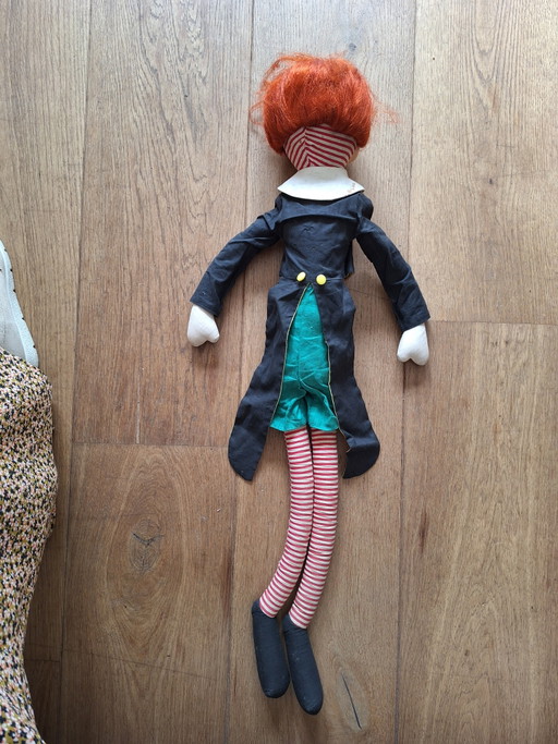 Muñeco de payaso de paja. – decoratieve objecten, Other, Textile (photo 2 of 6)