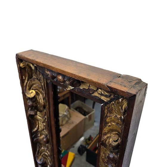 Specchio barocco italiano antico, prima metà del XVIII secolo. – Wood (photo 9 of 10)