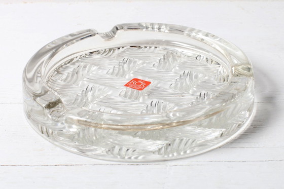Image 1 of Vintage RCR kristallen asbak: Italiaans glas uit het midden van de 20e eeuw, jaren 90