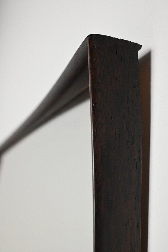 Image 1 of Square rosewood mirror