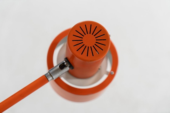 Image 1 of Lámpara de pared “Skala” naranja de Jo Hammerborg para Fog & Mørup (Dinamarca, años 60).