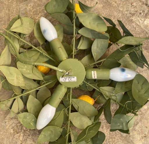 1 ou 2 plafonnier applique lampe fruit citron , de maison art et floritude