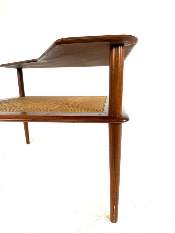 Image 1 of Table d'appoint d'angle vintage « Minerva », France & Son '60