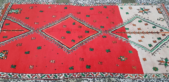 Image 1 of Handgeknoopt Berber kleed wol 229x111cm
