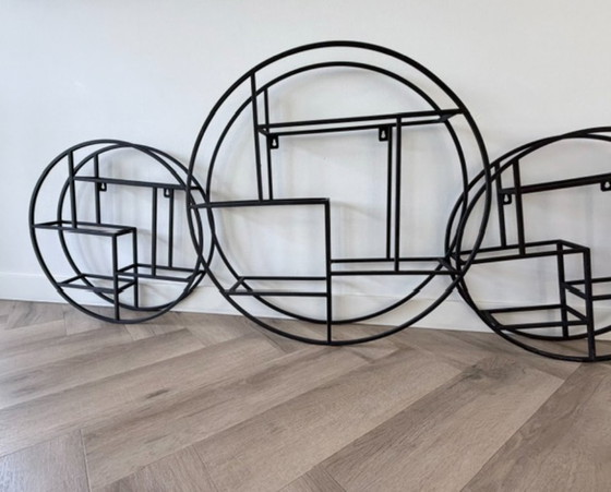 Bolia Circular Shelf wall racks – set of 4 – Wall decoration, Glass (photo 4 of 22)