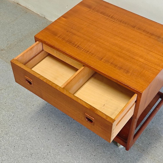 Image 1 of Vintage bijzettafel teak Brouer Møbelfabrik