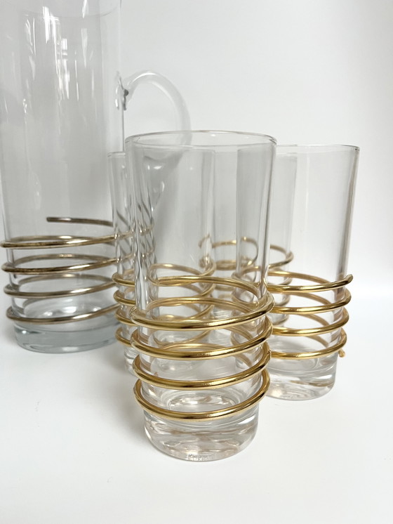 Image 1 of French vintage glassware set – Reims, 1960s