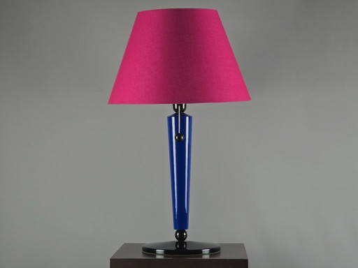 1980 Vintage AMSTEL Lighting Industries Dutch Postmodern Buffet Table Lamp - Memphis Style.