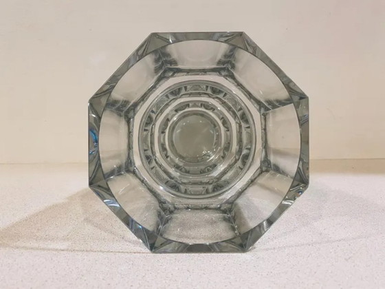 Image 1 of Vase vintage – Moser – Design Josef Hoffmann – Années 1930 – 15,5 cm