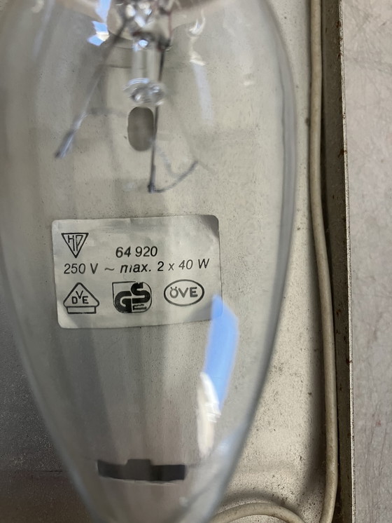 Image 1 of Lampade da parete in vetro ghiaccio vintage 1960 Lampade in vetro ghiaccio