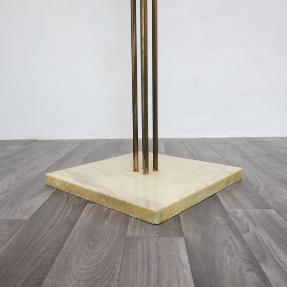 Image 1 of Renato Zevi Metalarte Marmeren en Messing Kapstok Modern Design