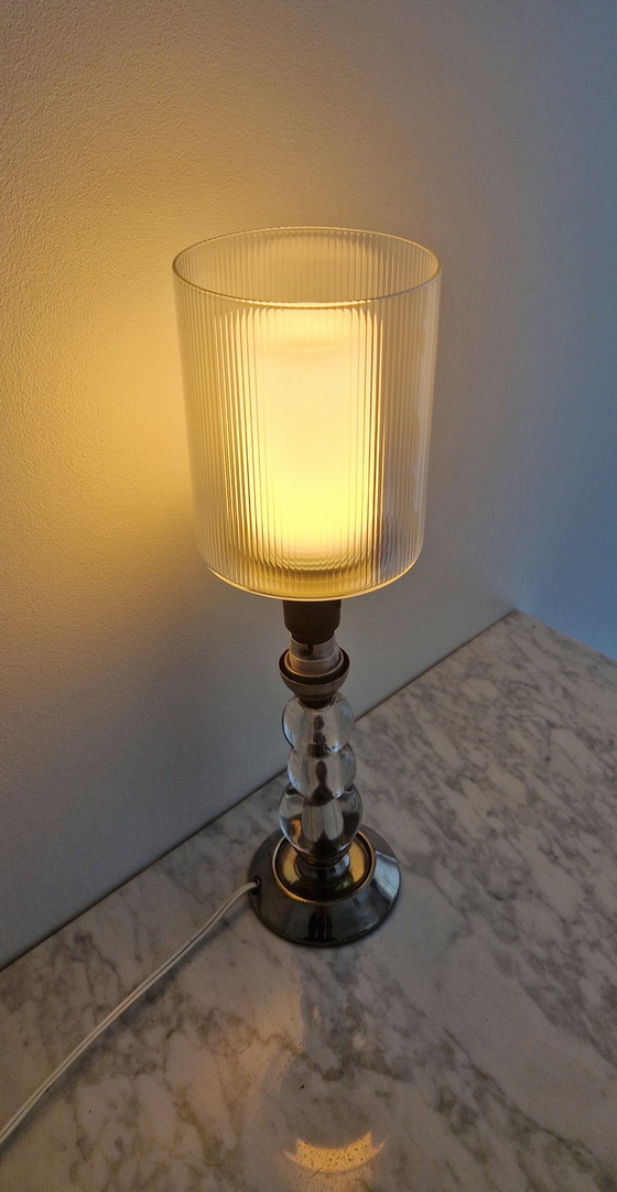 Image 1 of Lampada in stile Jacques Adnet degli anni &#39;50