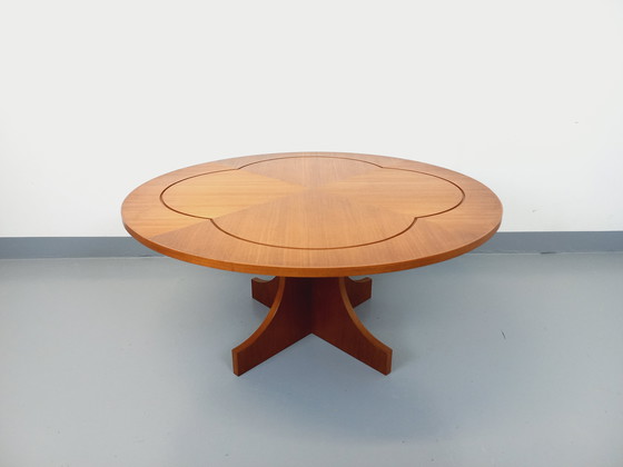 Image 1 of Vintage 60's Round English Teak Coffee Table