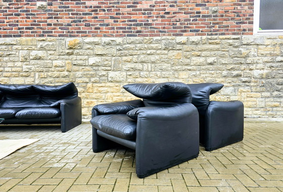 Image 1 of Conjunto de sofá y sillón Cassina Maralunga