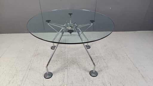 Table de salle à manger Nomos par Norman Foster pour Tecno, 1990