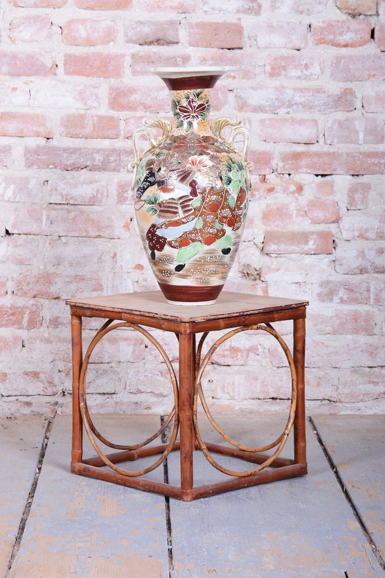 Vaso Art Déco originale, tecnica Moriage, ceramica smaltata, Giappone, anni '10 – Vasi (photo 9 of 9)