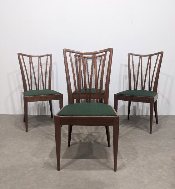 Image 1 of Quattro sedie art déco degli anni '60