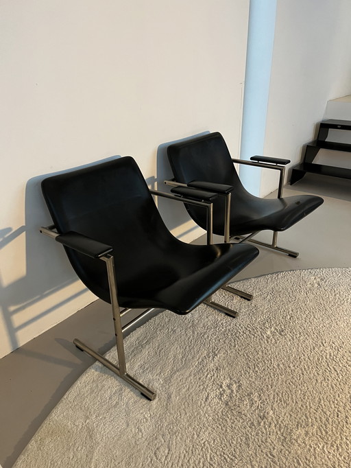 Fauteuils Oslo Rudy Verelst pour Novalux