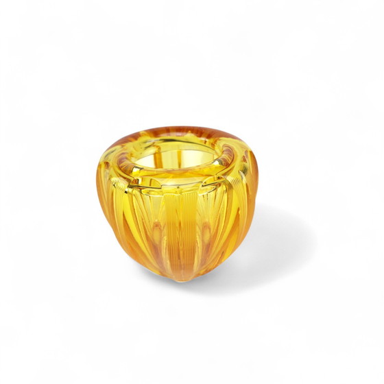 Image 1 of WMF Vase en verre Ambre Ambre Art Déco Walter Dexel