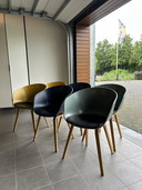 6 chaises baquets/chaises de salle à manger Hay About a Chair avec coussins d'origine