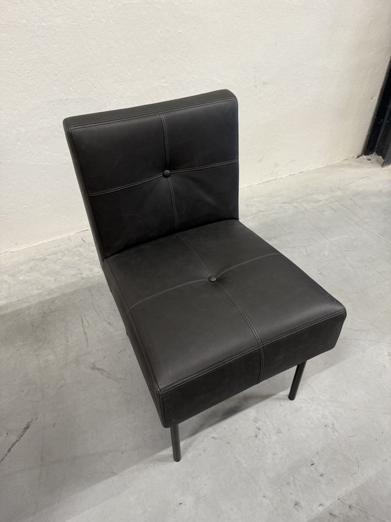 Image 1 of 6 Gelderland 7714 Esszimmerstühle Leder