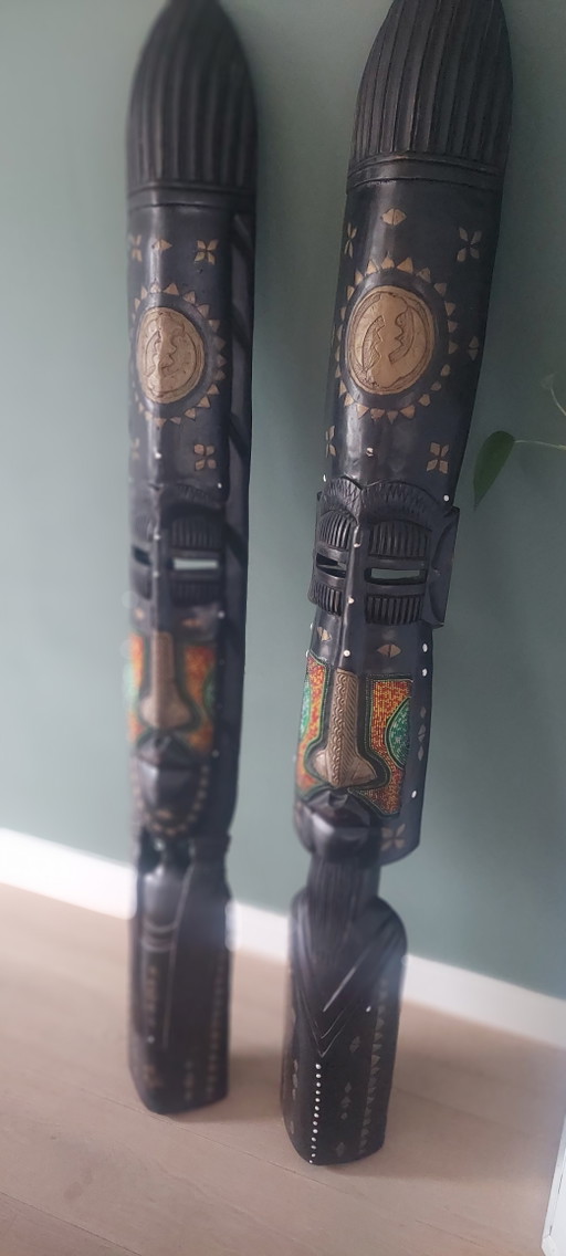 Estatuas africanas de Kumasi, Ghana – decoratieve objecten, Wood, Brass (photo 2 of 10)