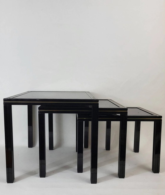Tables d'appoint de Pierre Vandel 1970 – Crystal, Metal, Vintage (photo 10 of 10)