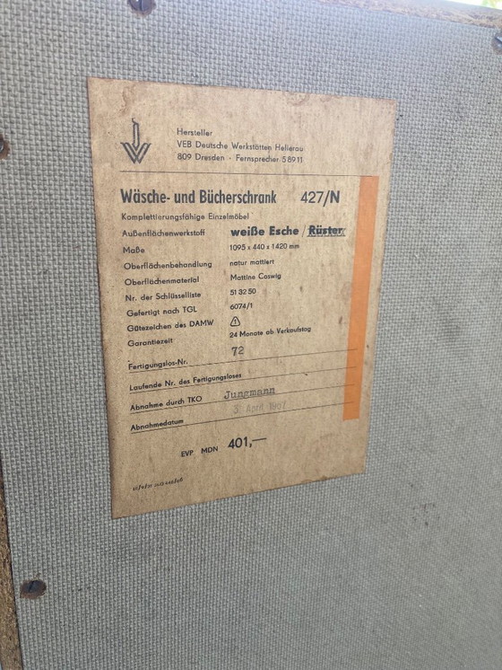 Image 1 of Mid Century vintage kledingkast Hellerau Franz Ehrlich