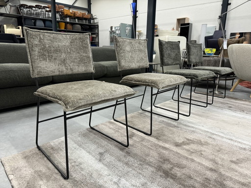 4 Jess Design Norman Eetkamerset stof