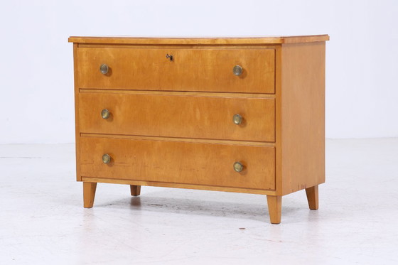 Image 1 of Vintage Commode à tiroirs | Mid Century Armoire à tiroirs | Rangement en bois 60's 70's #05-29