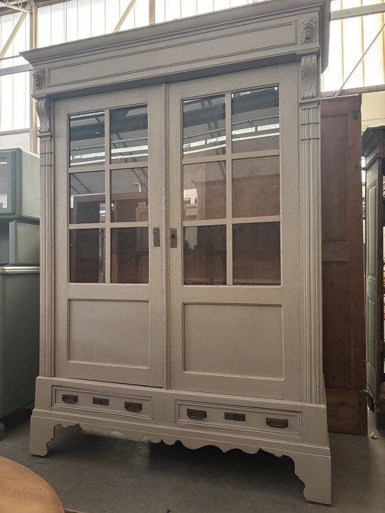 Vintage Display Cabinet / Buffet Cabinet – Sideboard cabinet, Wood (photo 3 of 8)