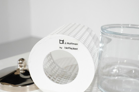 Image 1 of Sucrier De Josef Hoffmann Pour Bieffeplast, Italie, Années 1980
