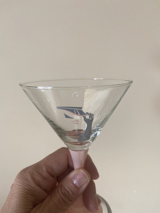 Image 1 of Set van Pink Lady by Panache Obst Martini glaasjes 5 stuks 