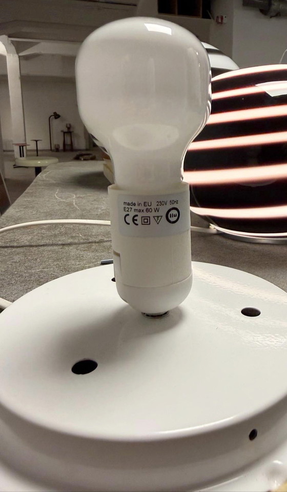 Image 1 of Large ILU di Vetro Zebra table lamp