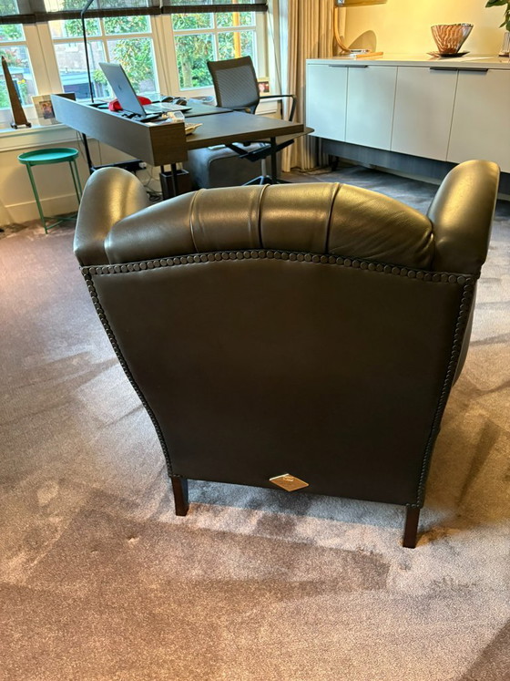 Poltrona Frau 1919 - Iconisch Ontwerp - Ultiem Vakmanschap – Fauteuils, Wood, Leather (photo 11 of 15)