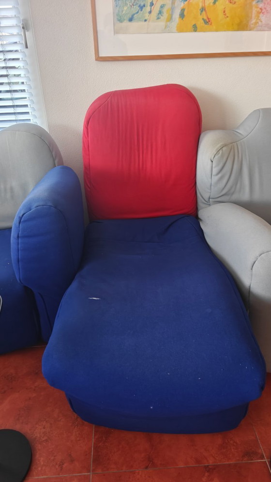 Image 1 of Canapé modulable italien Cannaregio par Gaetano Pesce pour Cassina, set de 6 (fixateur supérieur)