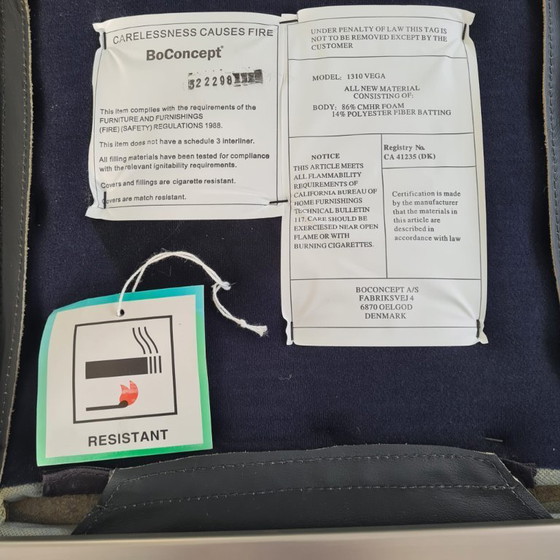 Image 1 of Boconcept Table 220x110 cm, 75 cm High incl. chairs (Vega 1310) and bench