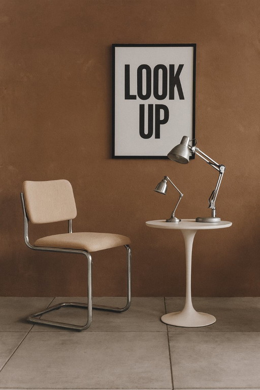 Mid-Century tulip side table