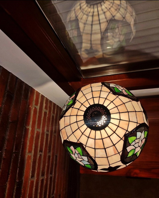 Navidecor Tiffany Lamp – Floral Design – Original Certificate – Table lamps, Crystal (photo 9 of 12)