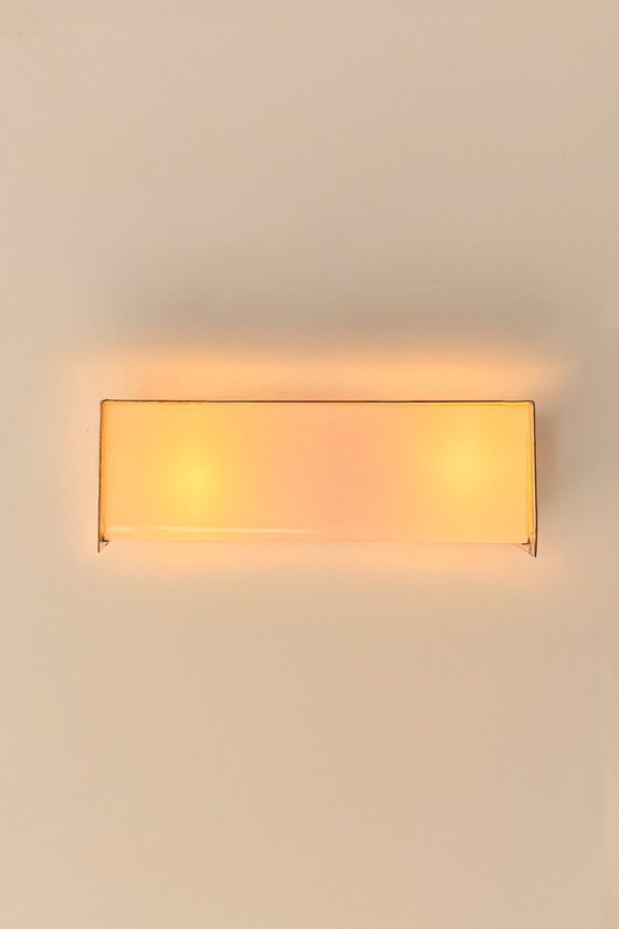Applique Vintage in Ottone e Perspex, Francia 1960 – Brass (photo 3 of 8)
